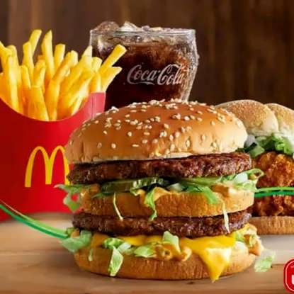 تصویر از همبرگر مک دونالد بزرگ