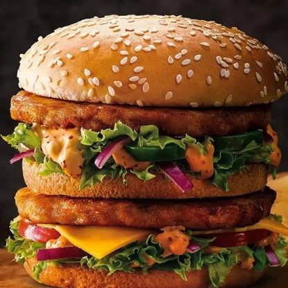 تصویر از ساندویچی مک دونالد لقمه ای