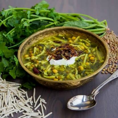 تصویر از سبزی آش